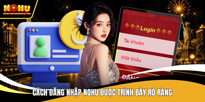 Cách đăng nhập NOHU được trình bày rõ ràng